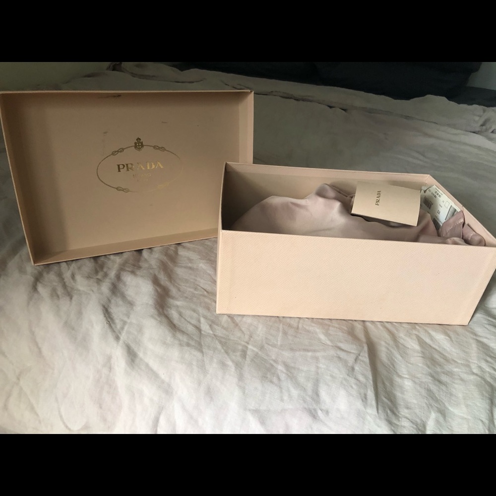 PRADA leather pointed toe brogue oxfords 37.5/7.5 - Picture 10 of 11